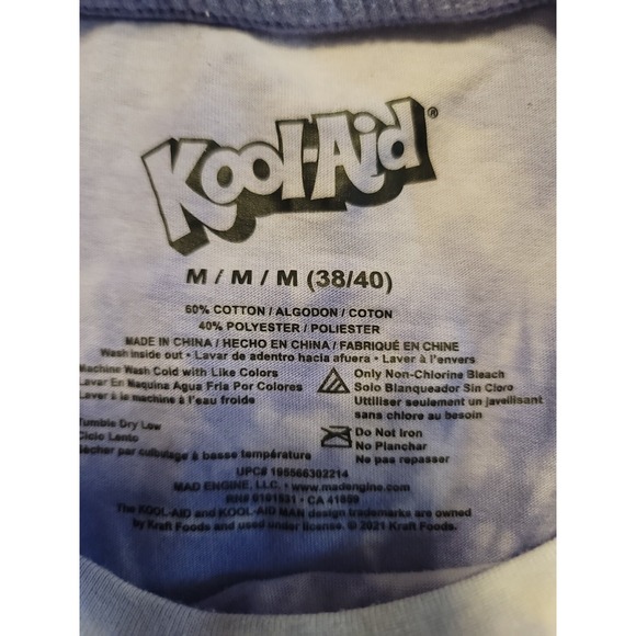 KOOL-AID Purple Tie Dye shirt size‎ Medium - Picture 4 of 4